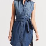 Current/Elliott The Eden Shirt Jean Dress Sz 0 NEW Photo 3