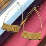 Francesca's Francesca’s Mustard Yellow Earrings Photo 0