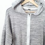 Free People | In Bloom Sweater Blush Pink Gray Raw Seams | Size Medium Photo 3