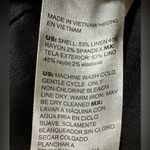 Chico's CHICO’s linen black wide leg pull-on stretch linen blend pants size 8 NWT Photo 9