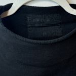 Frank & Eileen  Audrey Sweater Funnel Neck Capelet Triple Fleece One Size Black Photo 3