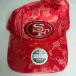 New Era San Francisco 49ers Womens 9Twenty Floral Camo Adjustable Hat‎ Red Photo 0