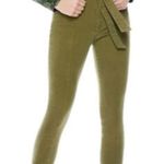 Alice + Olivia Jeans Good Paper Bag Skinny Pants Olive Size 26 *NWT* Photo 0
