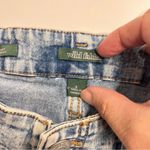 Wild Fable Imperfect Blue Jean Shorts High Waisted Distressed size 2 denim short Photo 10