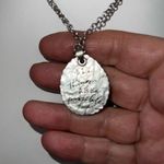 Demdaco Inspirational Double Sided Charm Necklace Silver Photo 3