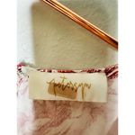 PETERSYN Rustic Red Pink Floral Printed Cotton Puff Sleeves Isodora Dress S Photo 7