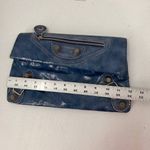 Nicole Lee  Blue Fold Over Clutch Purse Photo 10