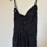House Of CB House‎ of CB ‘Seren’ Black Floral Lace Back Maxi Dress NWOT size XS regular A-C Photo 7