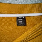 SheIn 1XL Yellow Christmas crew neck Photo 1