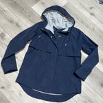 Athleta Any Day Anorak Rain Jacket Hooded Navy XS Photo 1