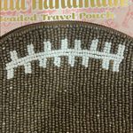 Wandering Moon | Beaded Football 🏈 Wallet Brown Photo 5