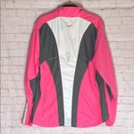 Saucony  Women's Vibrant Pink and Gray Running Jacket Size XL Photo 2