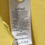 Wilfred Pose Long Sleeve Button Up Blouse Yellow Button Down Shirt Large Aritzia Photo 3