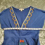 Forever 21  Blue Embroidered Floral Summer Dress Photo 2