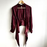 Minuet  Open Sleeve Blouse Sz M Photo 5