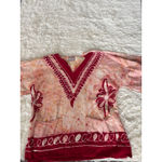 Gypsy Rose Gypsy Rose Tunic Top Womens Batik Print Bohemian Style Pockets Photo 3