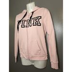 PINK - Victoria's Secret Tracksuit Womens XS Pink Fleece Hoodie Sweatpants Set Photo 2