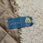 Wilfred Free Aritzia Shearling Lined Wool Coat XS Beige Zip Jacket Menchi Fabric Photo 7