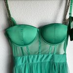 NanaMacs Vibrant Green Maxi Dress Photo 7