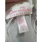 Oscar de la rente pink label vintage delicate camisole satin rosettes small White Photo 7