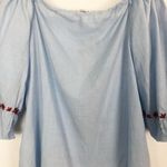 BeachLunchLounge Womens Top Small Embroidered Boho Cottagecore Beachy Coastal Photo 8