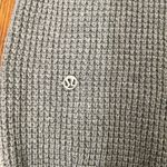 Lululemon The Sweater Life Waffle Knit Sweater Grey size 2 Photo 6