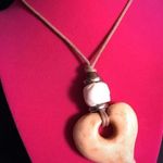 Chunky BOHO Heart Statement Necklace Photo 0