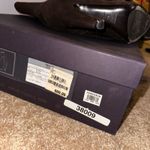 Prada  Dark Brown Suede Platform Ankle Boots Photo 4