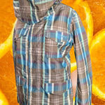 Burton The White Collection Snowboard Jacket Plaid Insulated Women's S Photo 0