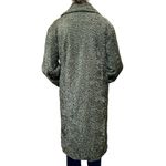 American Eagle Maxi Coat Women’s Small Green Teddy Long Jacket Button Pockets Photo 4