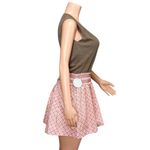 Hill House  Delphine Nap Mini Skirt, Rose Circular Lattice, Large Photo 6