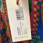 Johnny Was Workshop Front Tie Villa Silk Blouse Sun Print XL NWT Boho Gift Photo 5