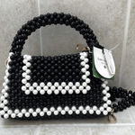 Kate Spade  Black and White Beaded Mini Bag Photo 0