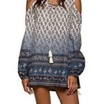 Anthropologie NEW RAGA SM Night Bloomer Mini Dress Tunic Top Ombre Boho Photo 0