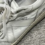 Schutz  Shoes Womens 8B ST-001 Low-Top White Leather Sneakers Lace Up Photo 1