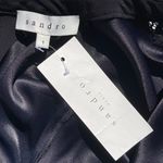 Sandro NWT Paris Lace Detail Blouse in Black Photo 7