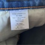 Veronica Beard Charlie Barrel Leg High Rise Jeans Size 27 Medium Wash Lava Stone Photo 5