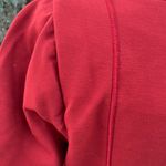 Lafayette 148 Brick Red Orange Ponte Knit Paneled Dress Short Sleeve Boat Neck L Photo 5