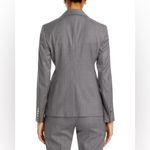 Hugo Boss Jabielle Pinstripe Wool Double Breasted Blazer Gray. Womens size 4 Photo 1