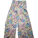 Roxy  Womens Floral Wide Leg Lounge Pants Lightweight Boho Casual Costal Size M Photo 0