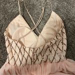 Short Chiffon Sparkly Mini Dress Photo 7