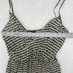ZARA NEW Black White ASYMMETRICAL POLKA DOT TOP Straps Size M Photo 7