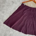 MM.LaFleur  Women’s Jardigan Knit Skirt Pull On Bordeaux Viscose Blend Size +2 Photo 6