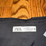 ZARA Black Tie Crop Top Photo 1