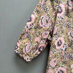 Sundays  Spence Poplin Dress In Sage Floral M Photo 3