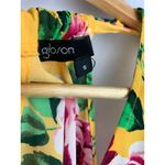 Women's Gibson Yellow Floral Halter Top Size S Photo 3