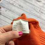 Thomas Burberry zip up sweater cotton size large Orange Photo 8