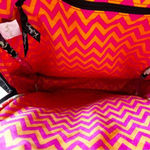 Vera Bradley Iconic Campus Backpack Ziggy Zinnia Black Quilted Floral School Photo 2