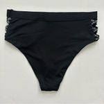 Nike  Black High-Rise Bikini Bottom Size M Women Photo 9