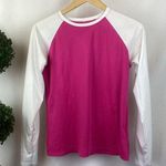 Columbia Pink & White Rash Guard Long Sleeve PFG Tee T Shirt Top S Photo 0